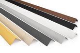 PVC corner trims in multiple colours – L-shaped plastic corner protectors for edges and walls